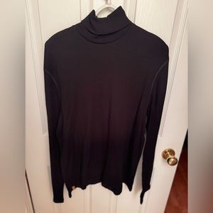 10tree size large, black turtleneck sweater.